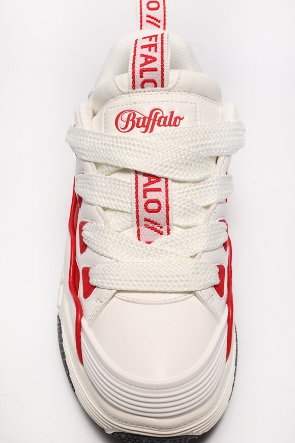 Vegan Hero Skate Plateau Sneaker - White + Red