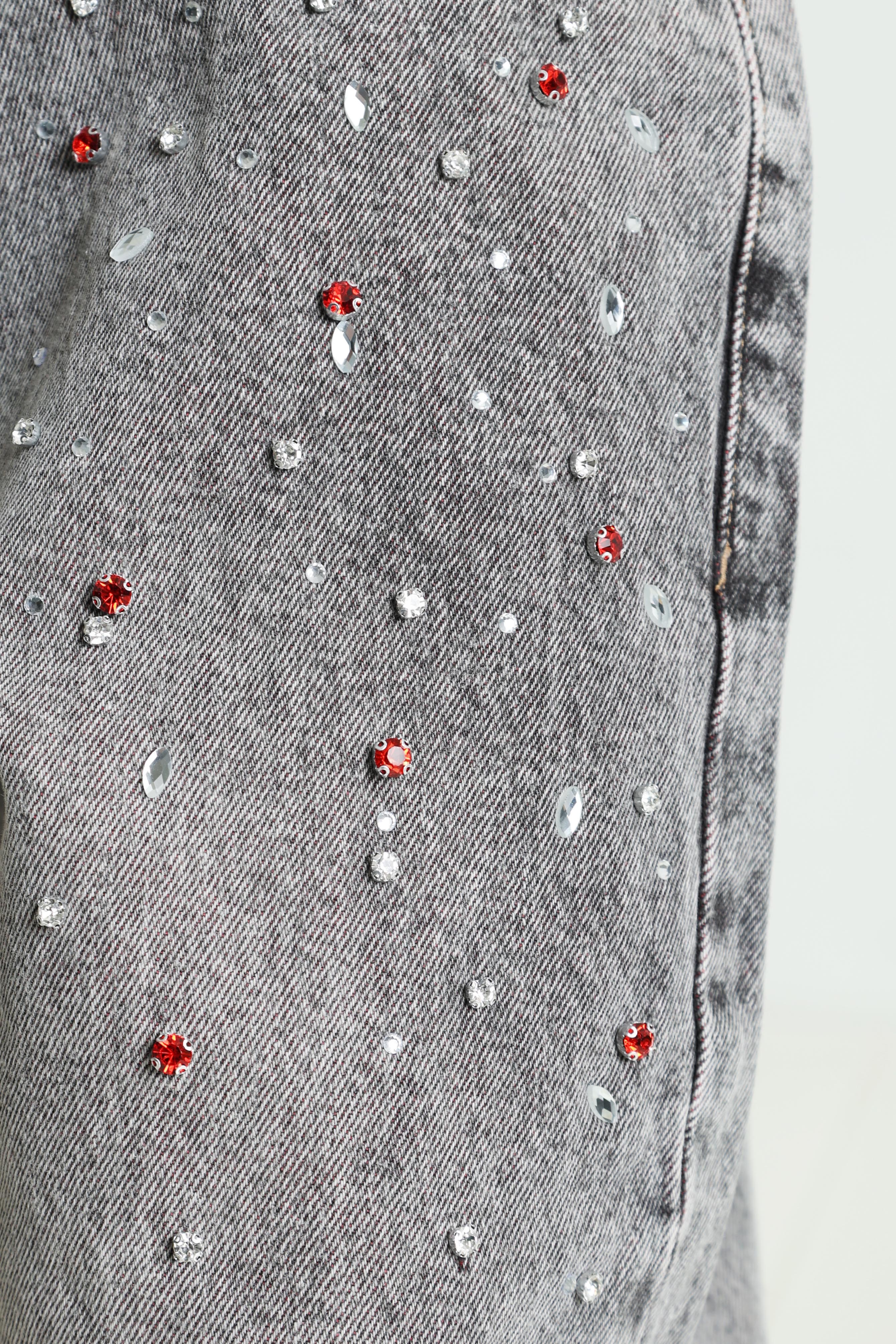 Loose fit jeans - Grey denim