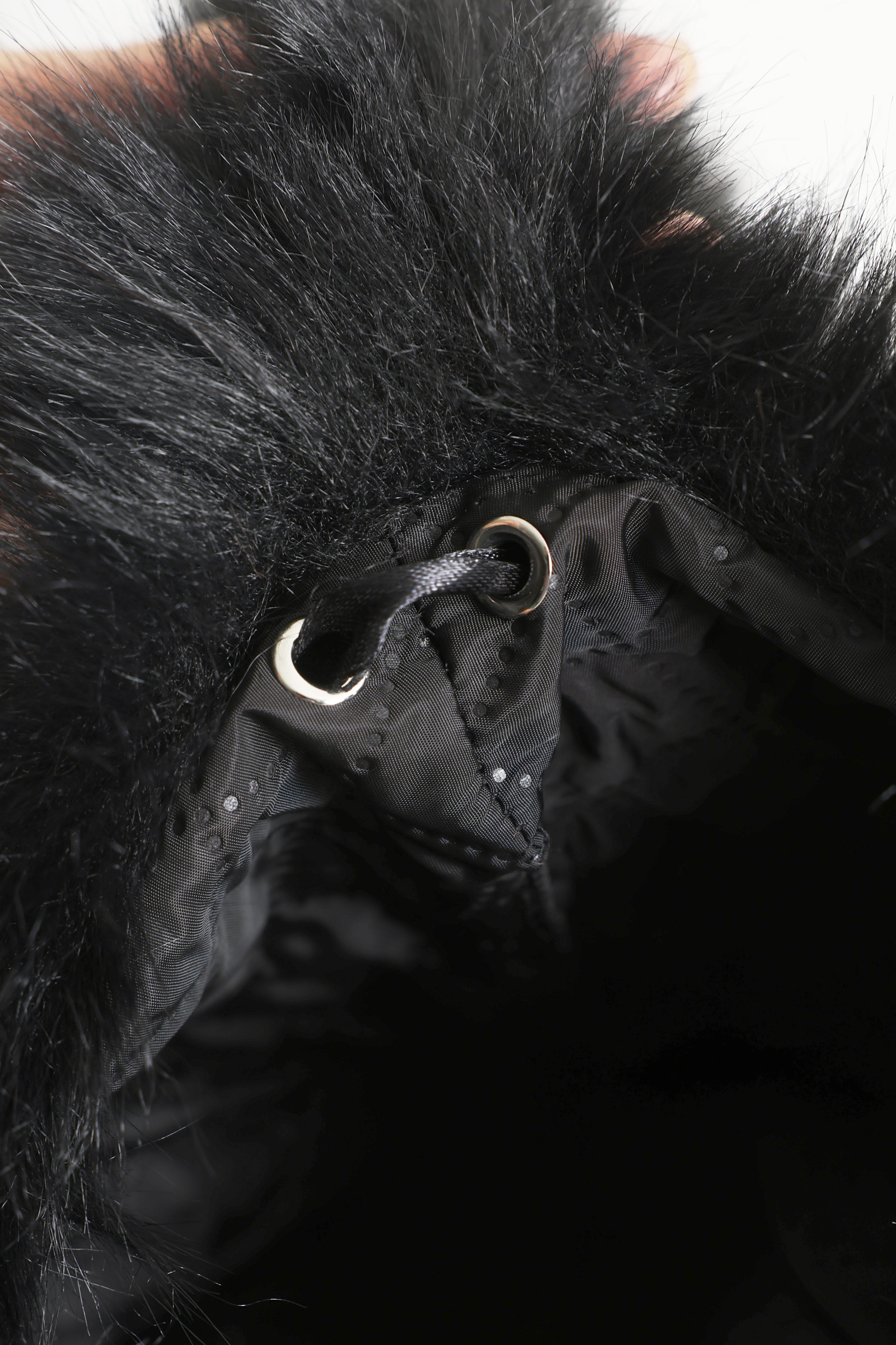 Chapka en fourrure synthétique - Black