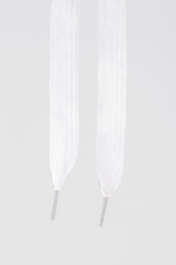 Lacci piatti - Bianco