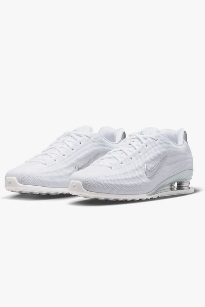 Shox Z Sneaker - White + Metallic Silver
