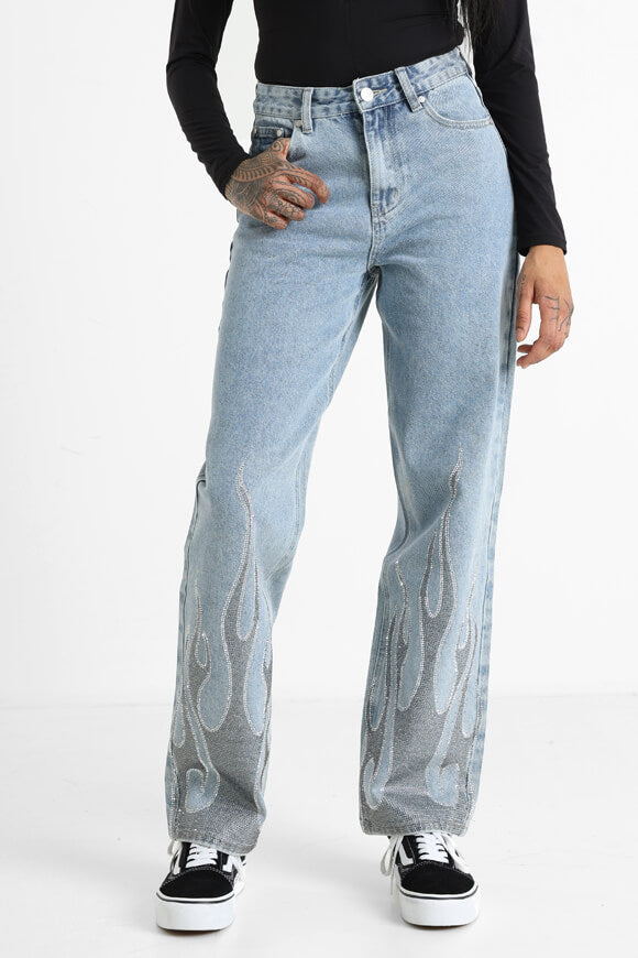 Jeans baggy fit - blu chiaro