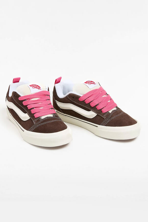 Knu Skool Sneaker - Retro Color Brown + True White