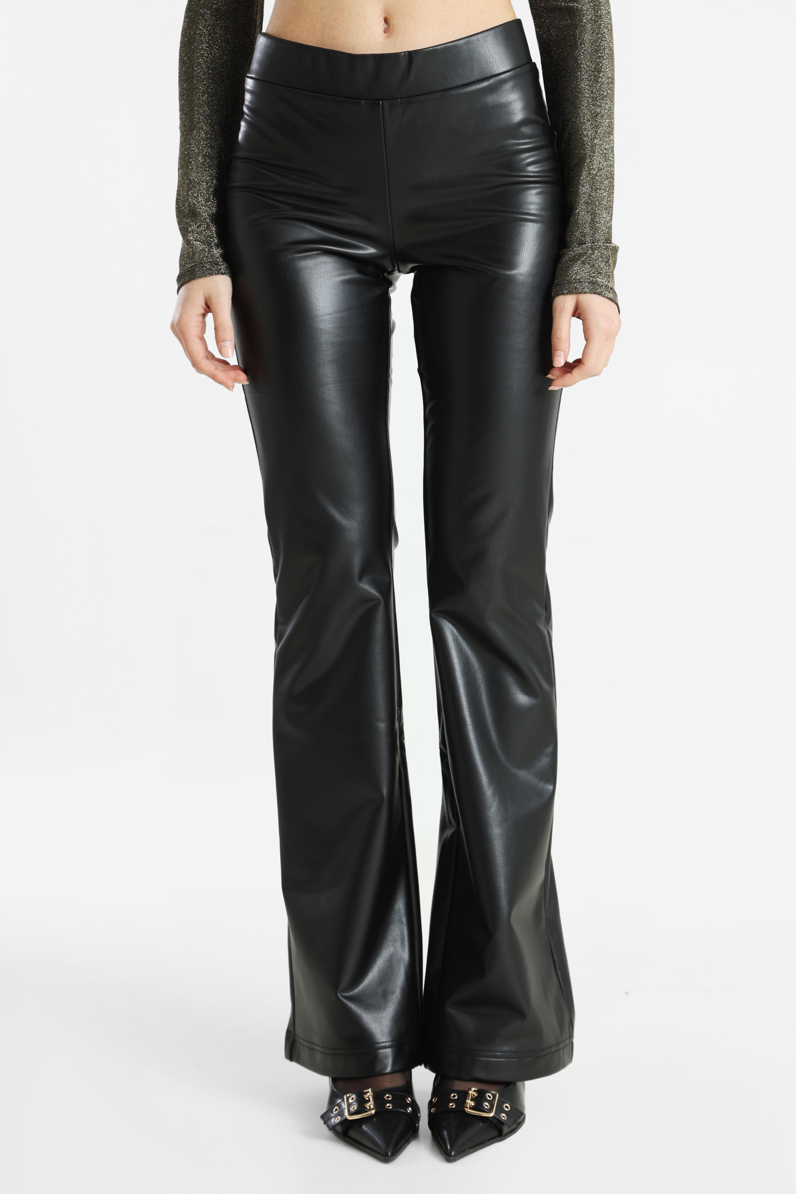 ONLPAIGE Kunstleder Leggings - Black