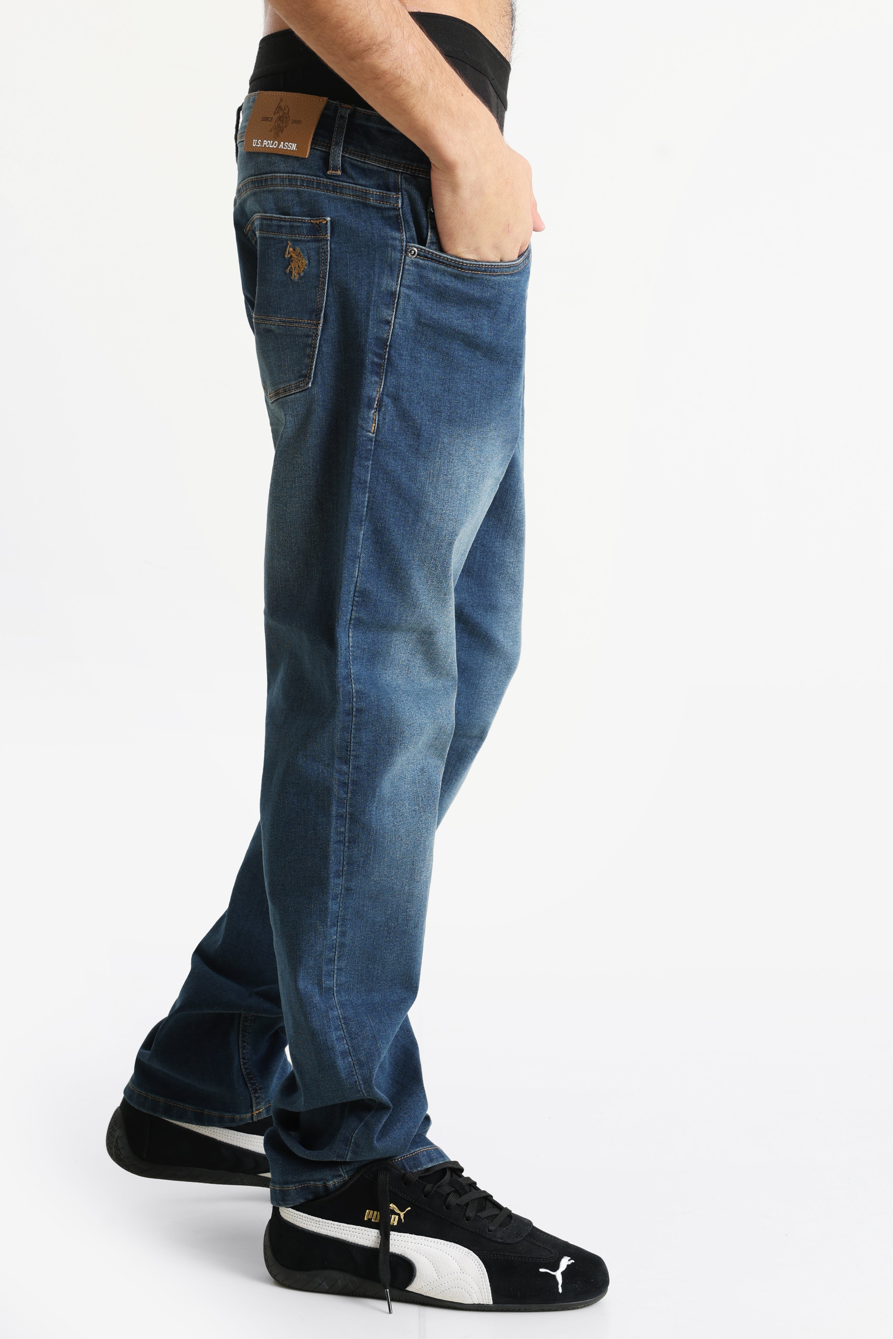 Roma Regular Fit Jeans - Denim Blue