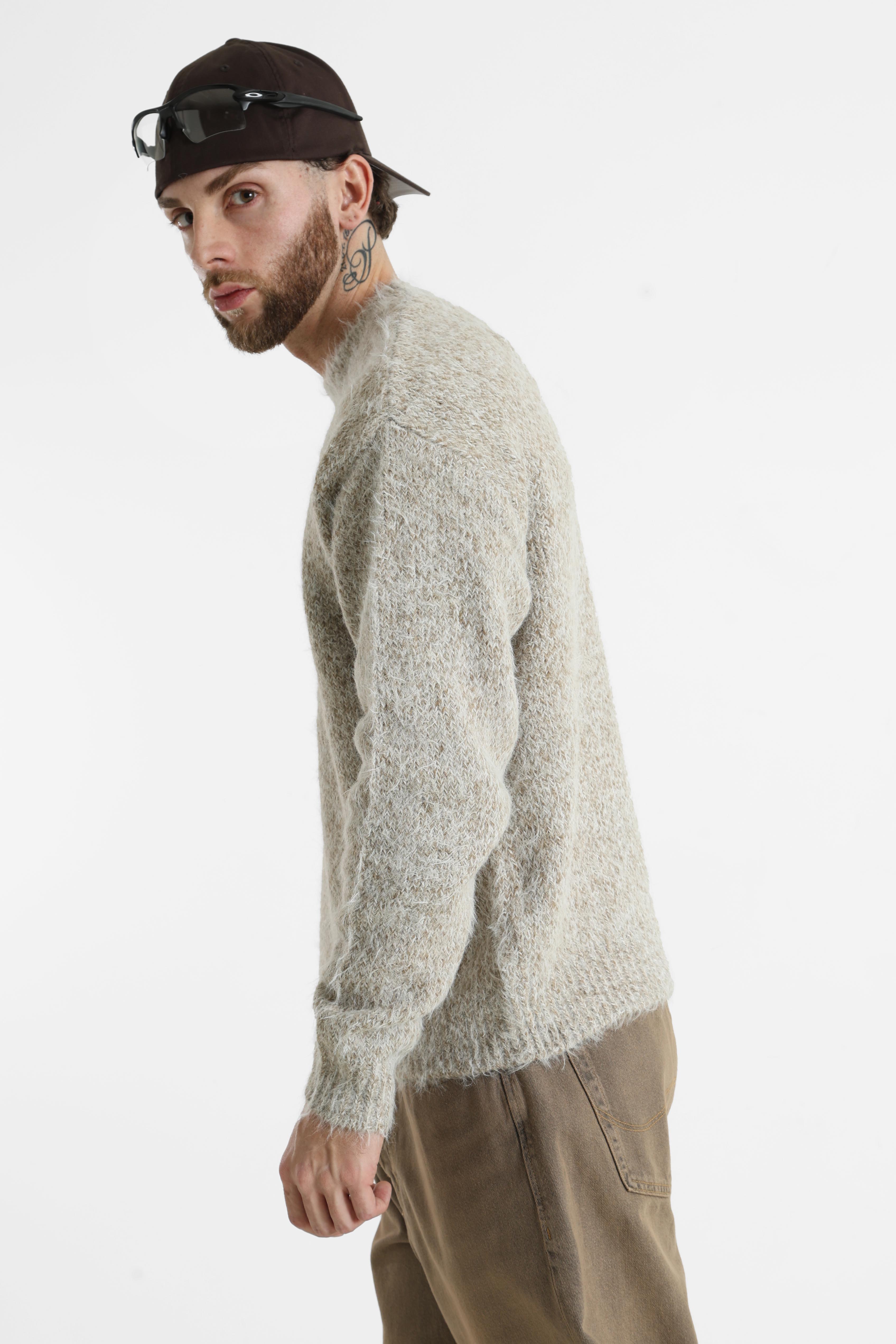 ONSNOAH fluffy knit jumper - Chinchilla