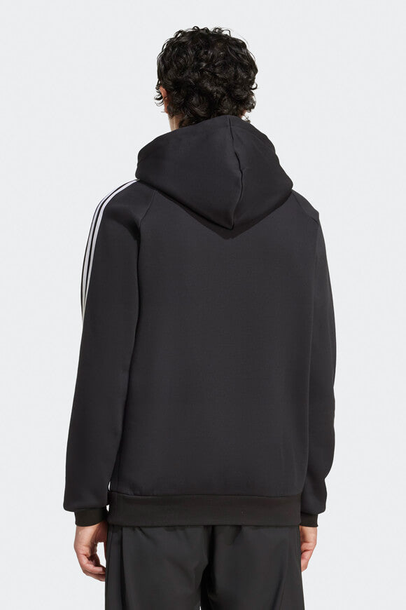 Teamgeist Kapuzensweatshirt - Black + White