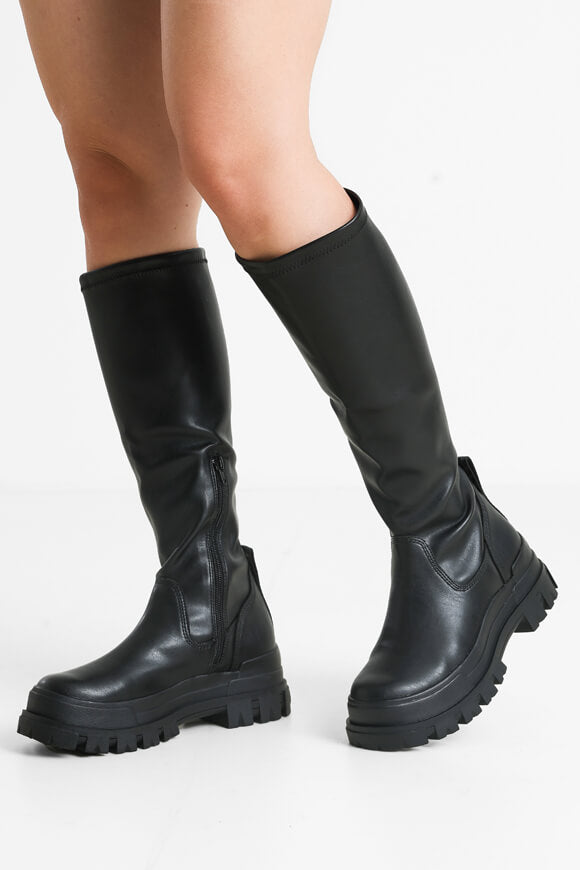 Aspha Sock Boots - Black