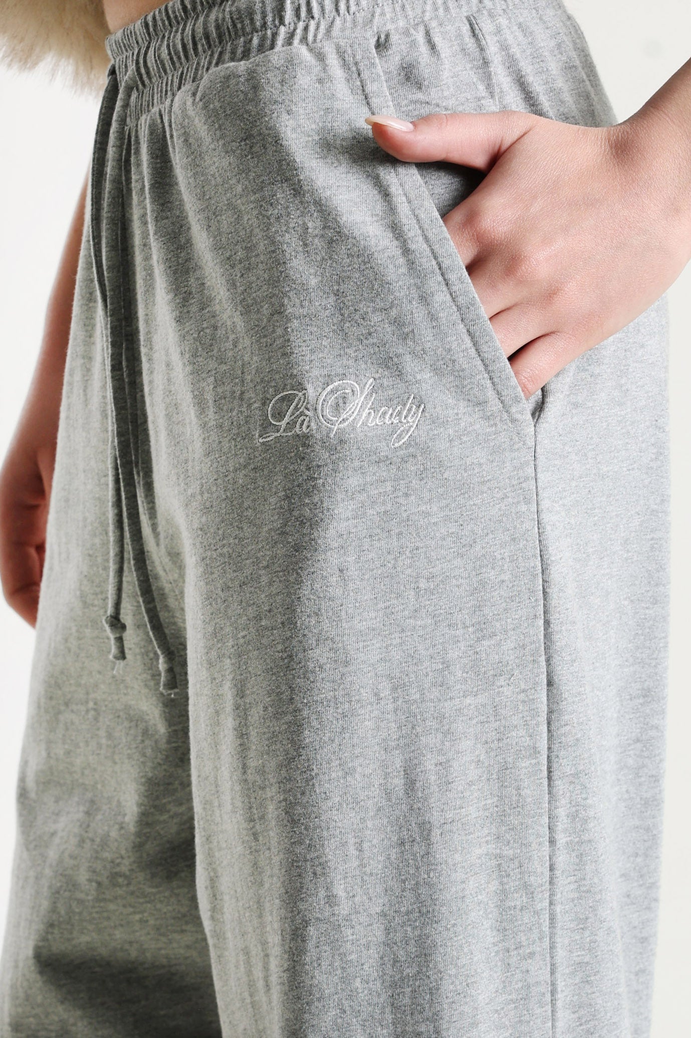 Sweathose - Grau meliert
