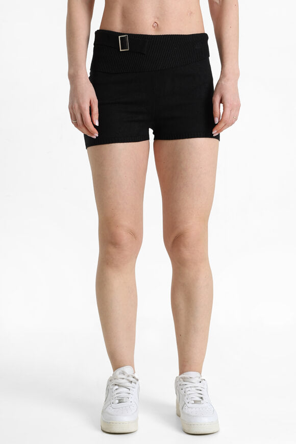 Pantaloncini in maglia - Nero