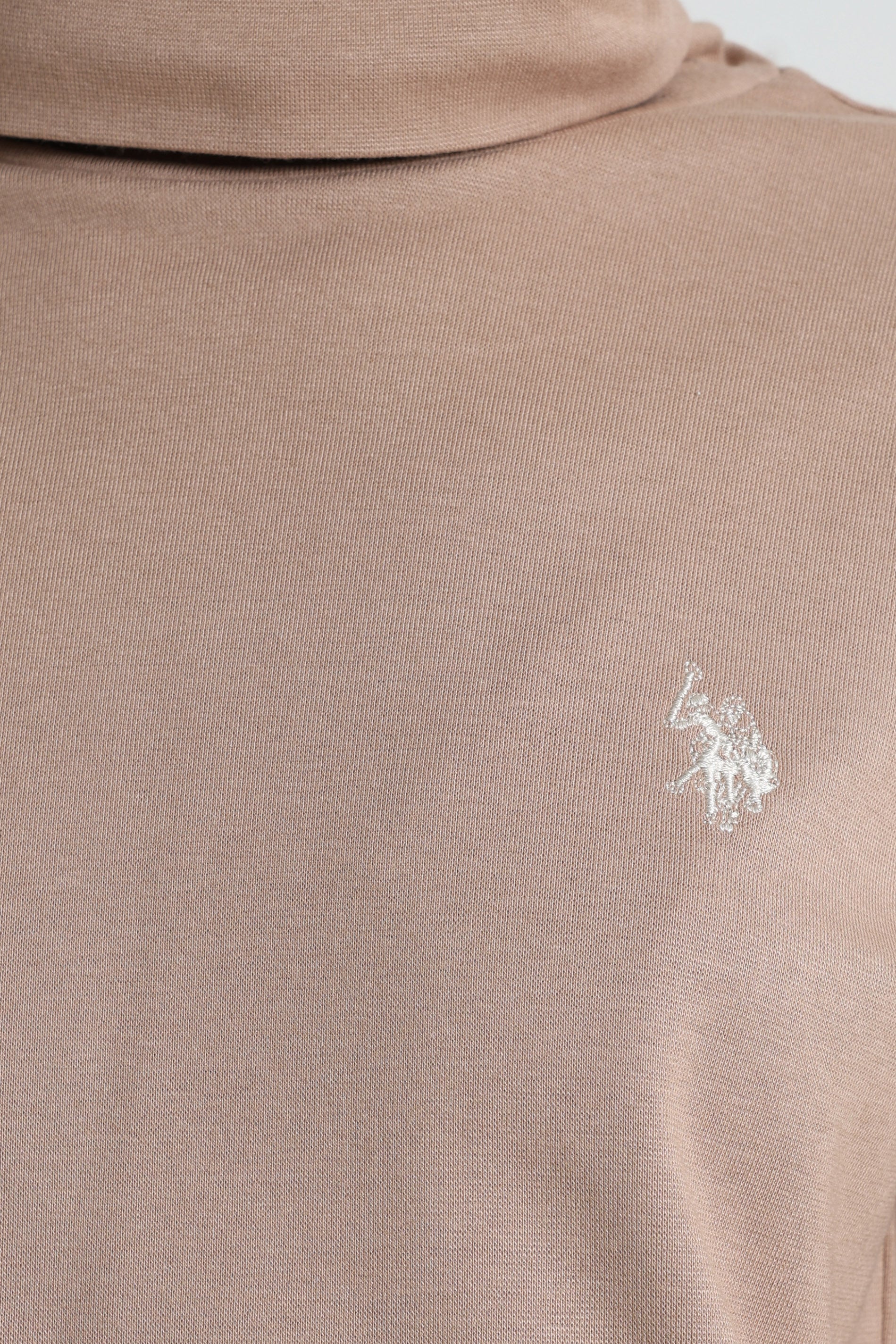Jane long-sleeve turtleneck shirt - Beige