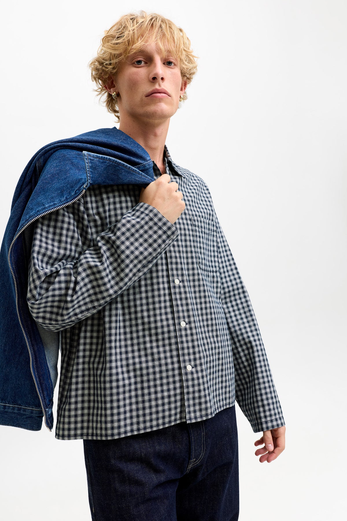 JORAUSTIN camicia a quadri - Sky Captain