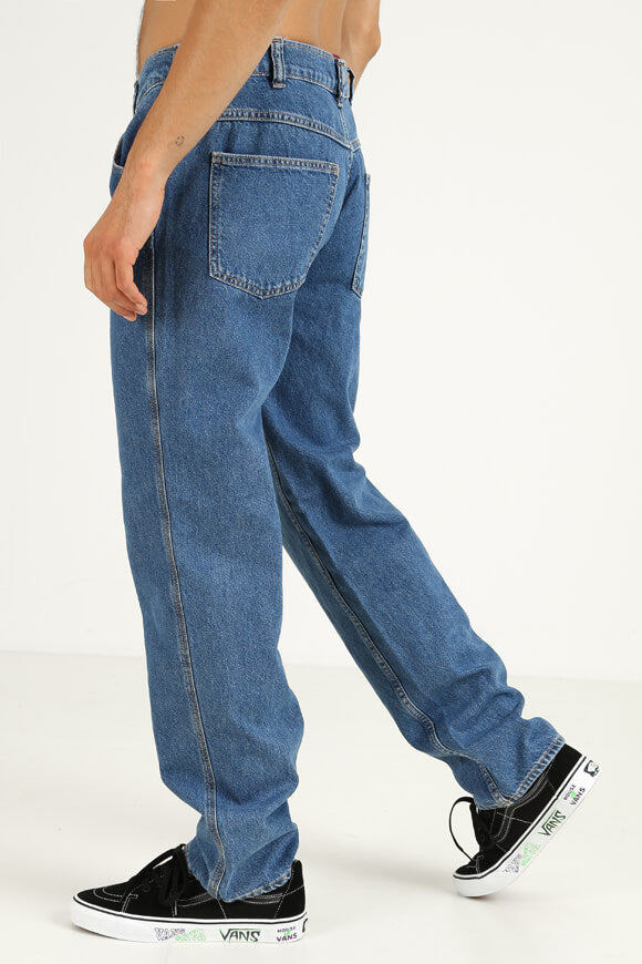 Houston Relaxed Straight Fit Jeans - Classic Blue