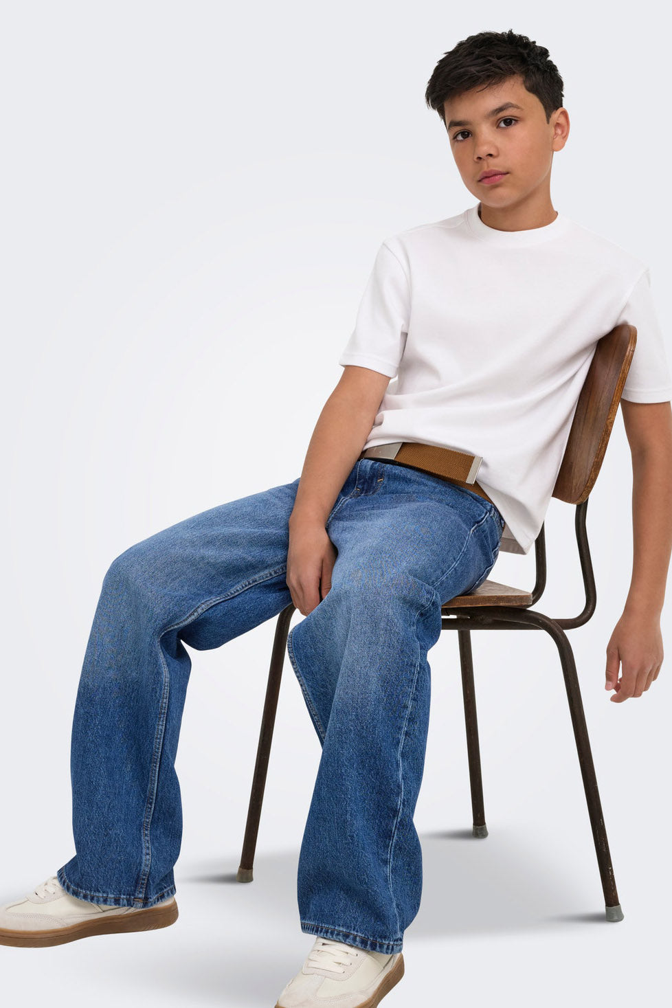 OSJREMI wide leg jeans - Dark Blue Denim