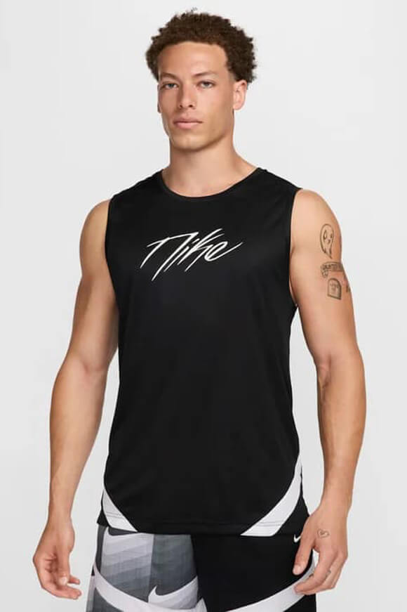 Mesh tank top - Black