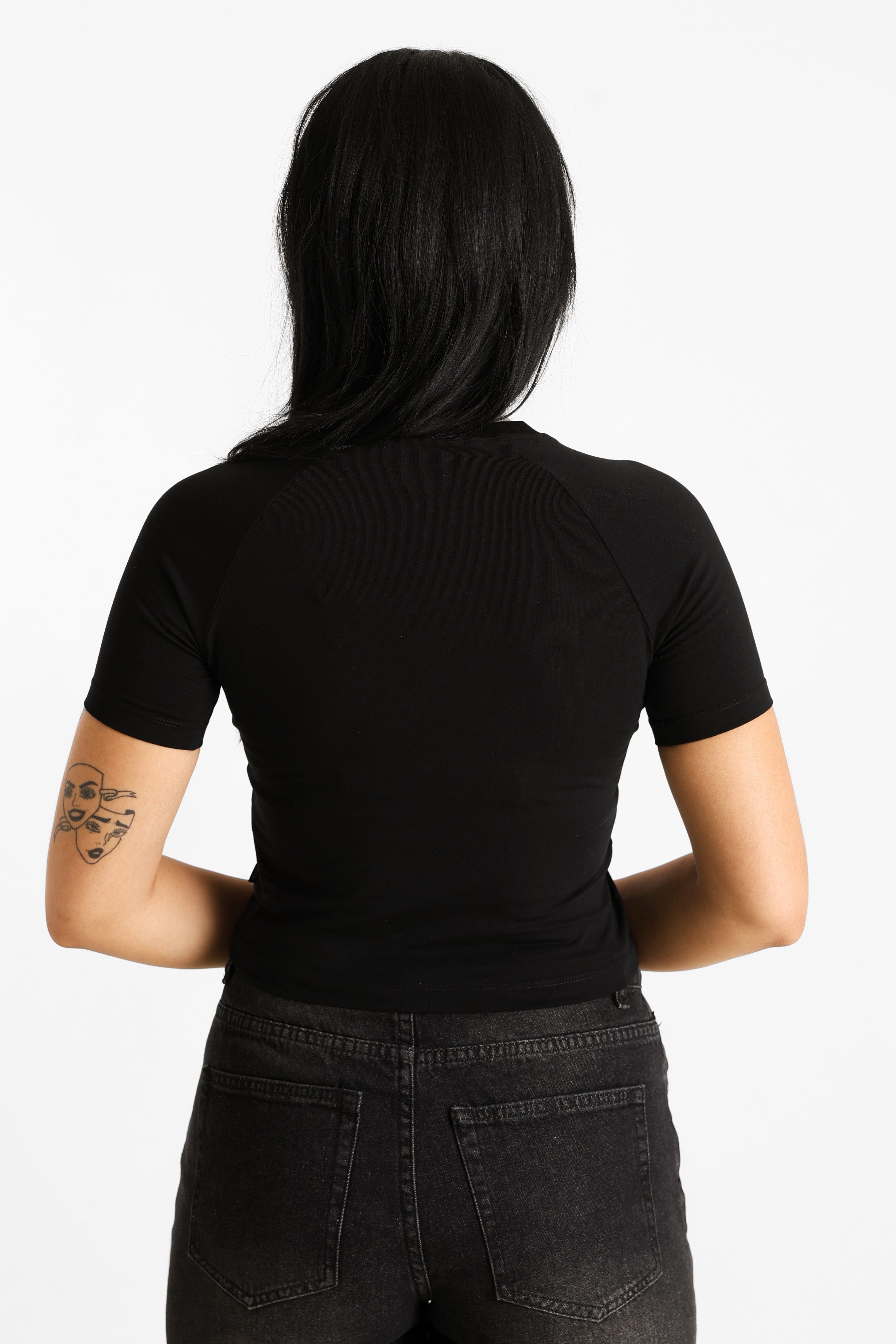 Crop T-Shirt - Black