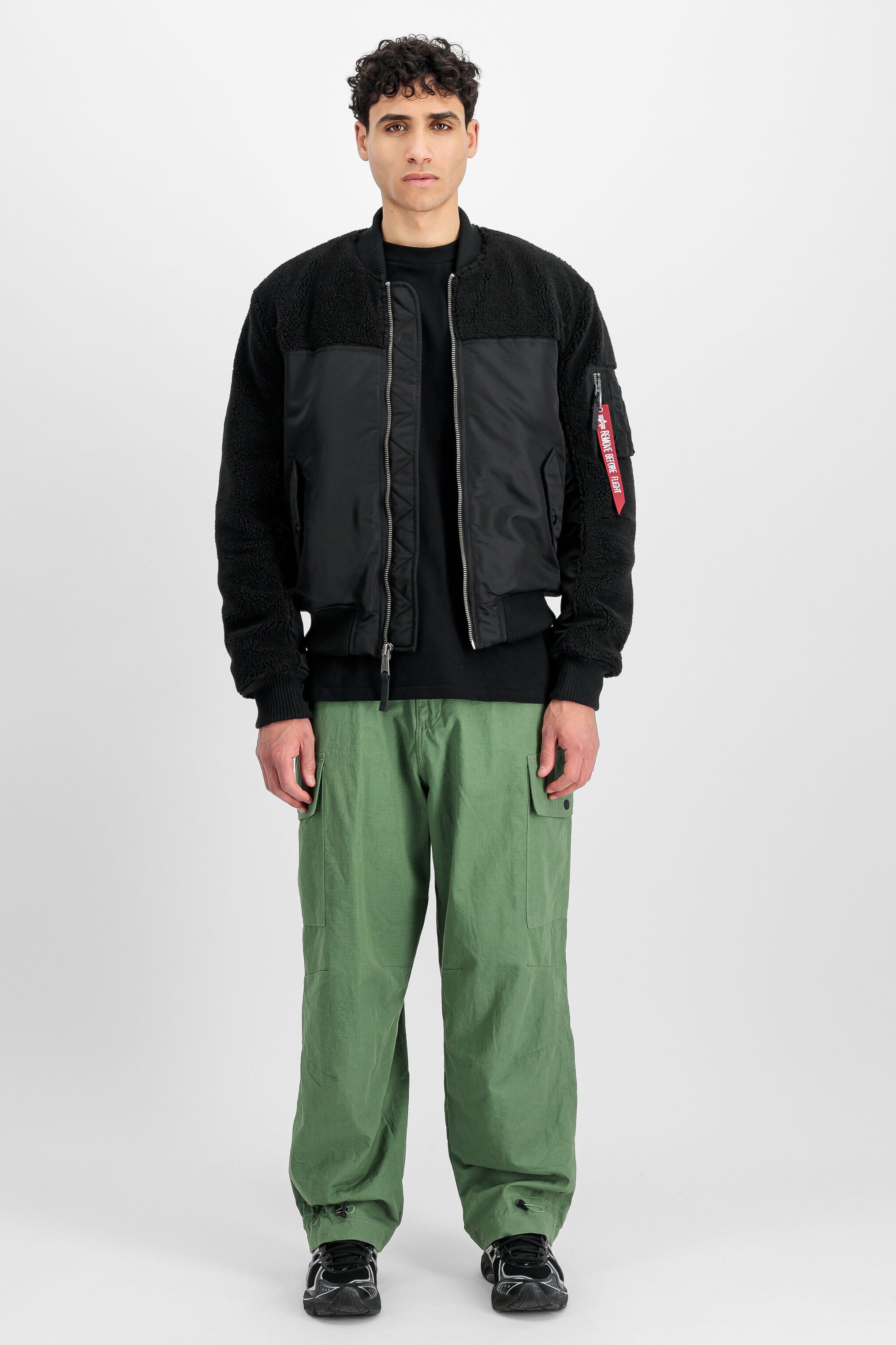 Sherpa Bomberjacke - Black