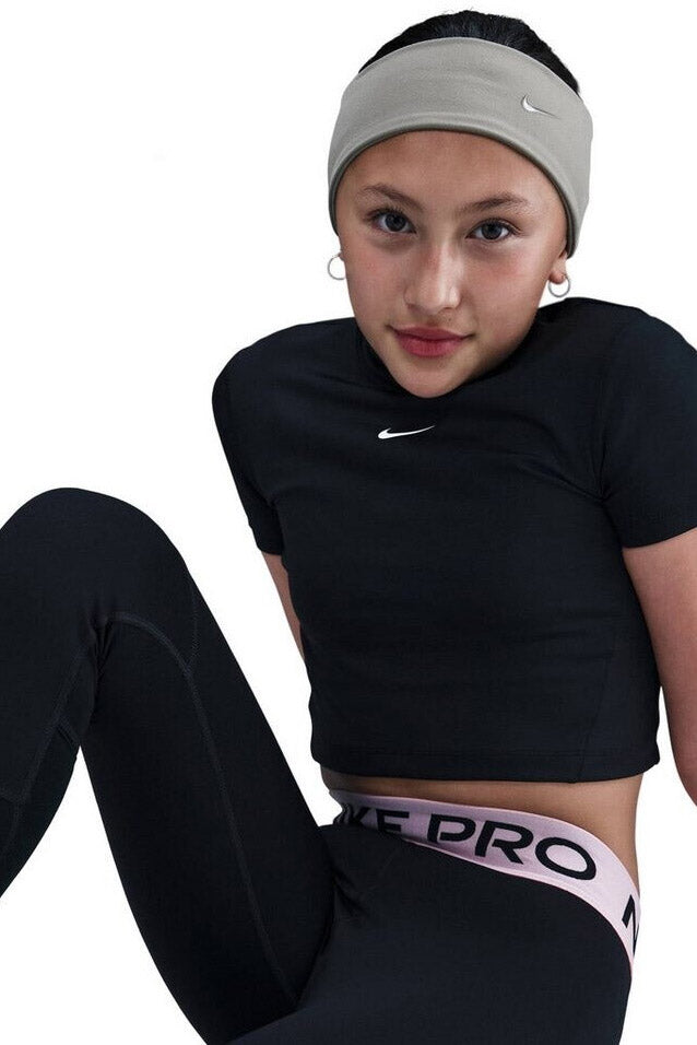 Leggings - Black + Medium Soft Pink