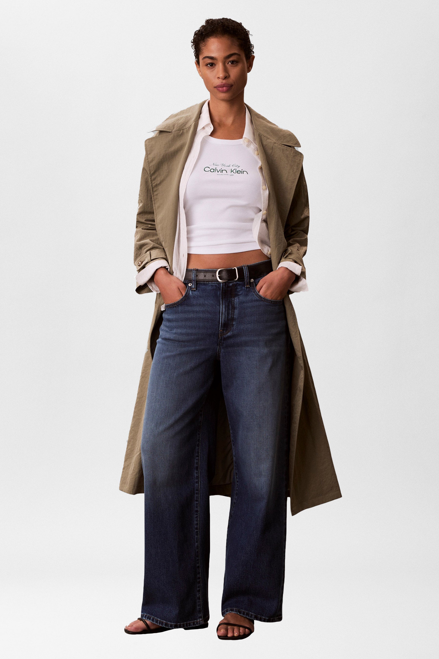 Débardeur côtelé - Bright White