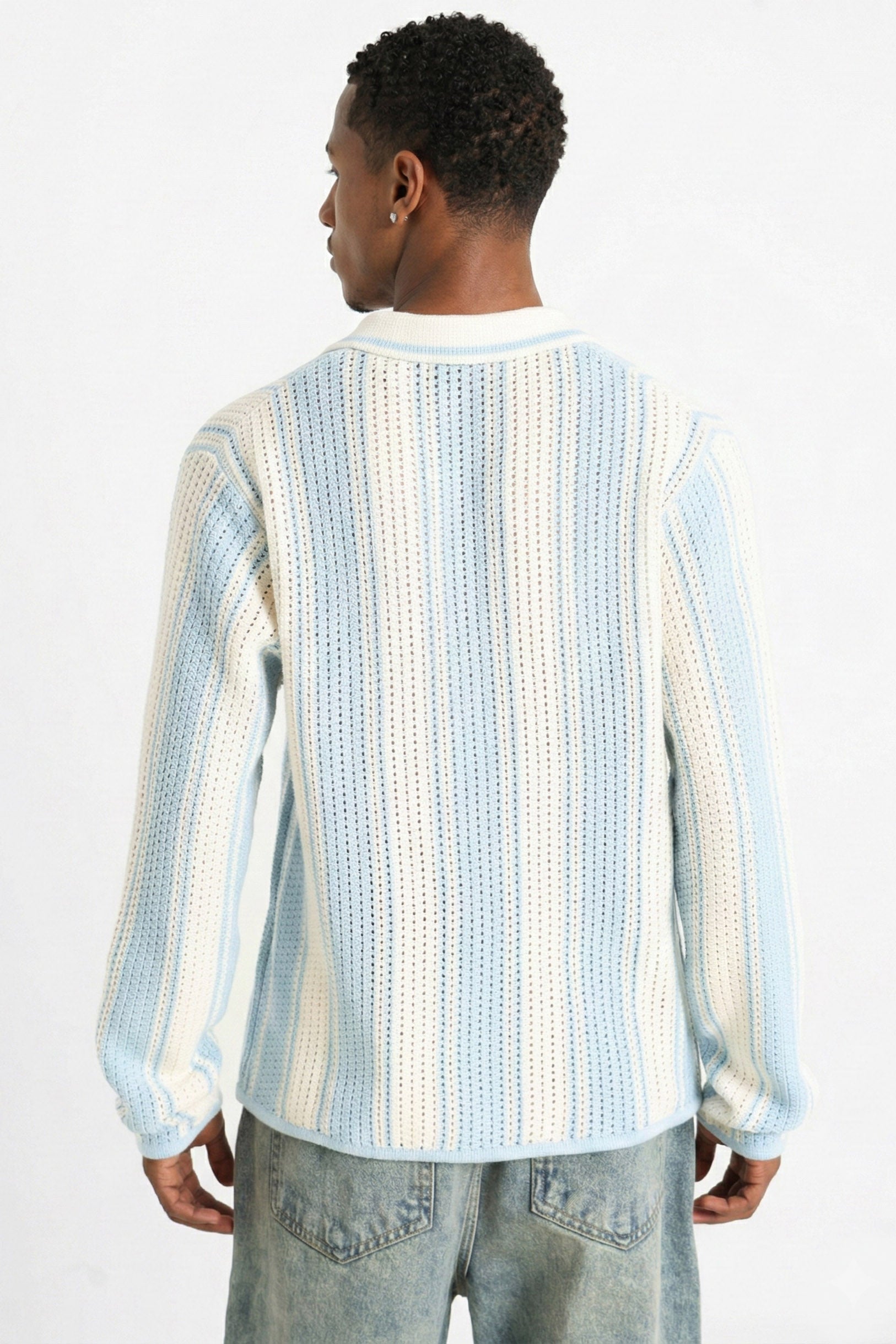 Strickpullover - Cashmere Blue + Sea Salt