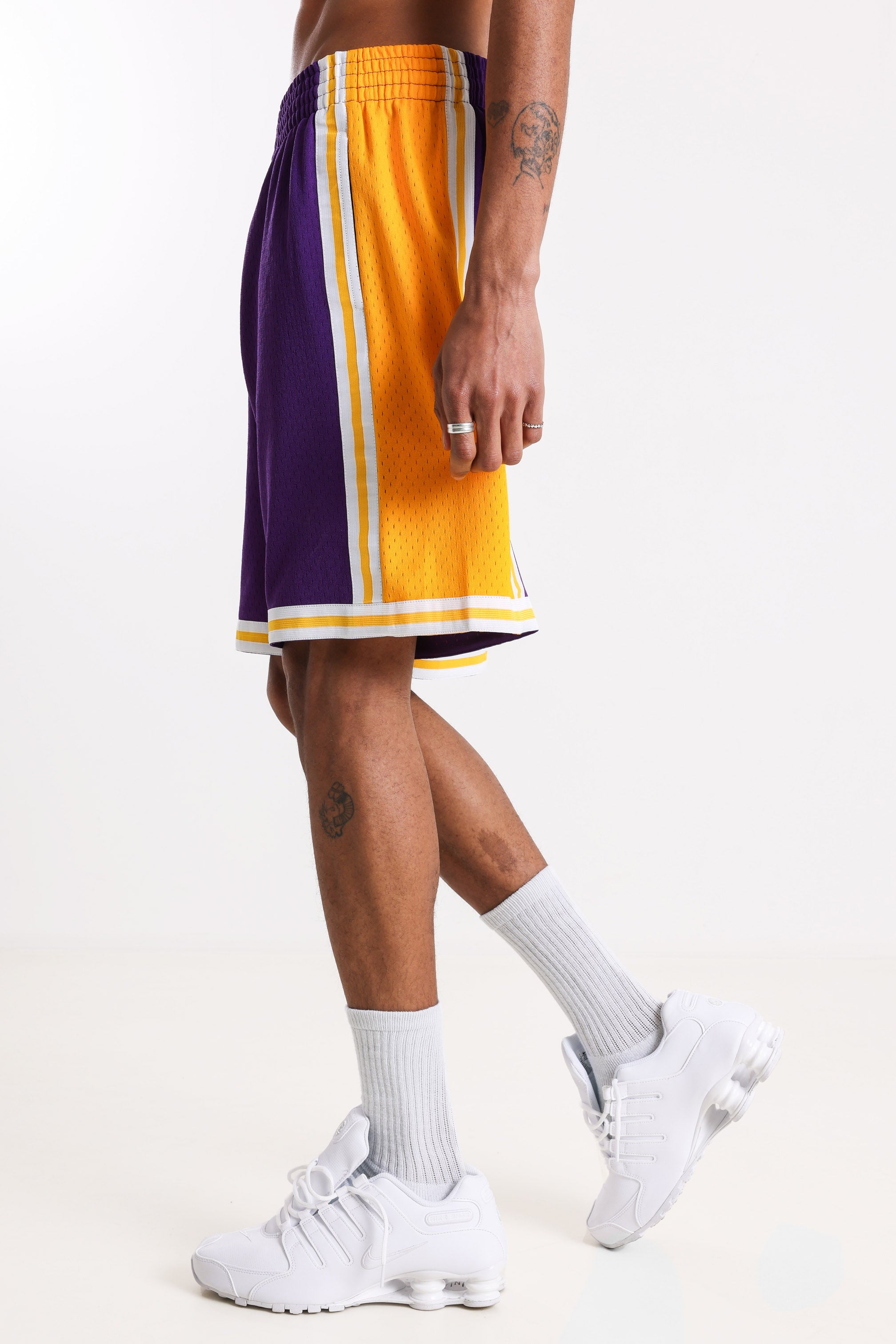 Short en mesh - Purple + White