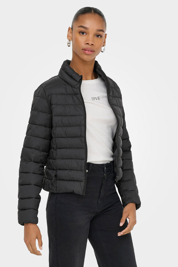 ONLTAHIA lightweight quilted jacket - Black