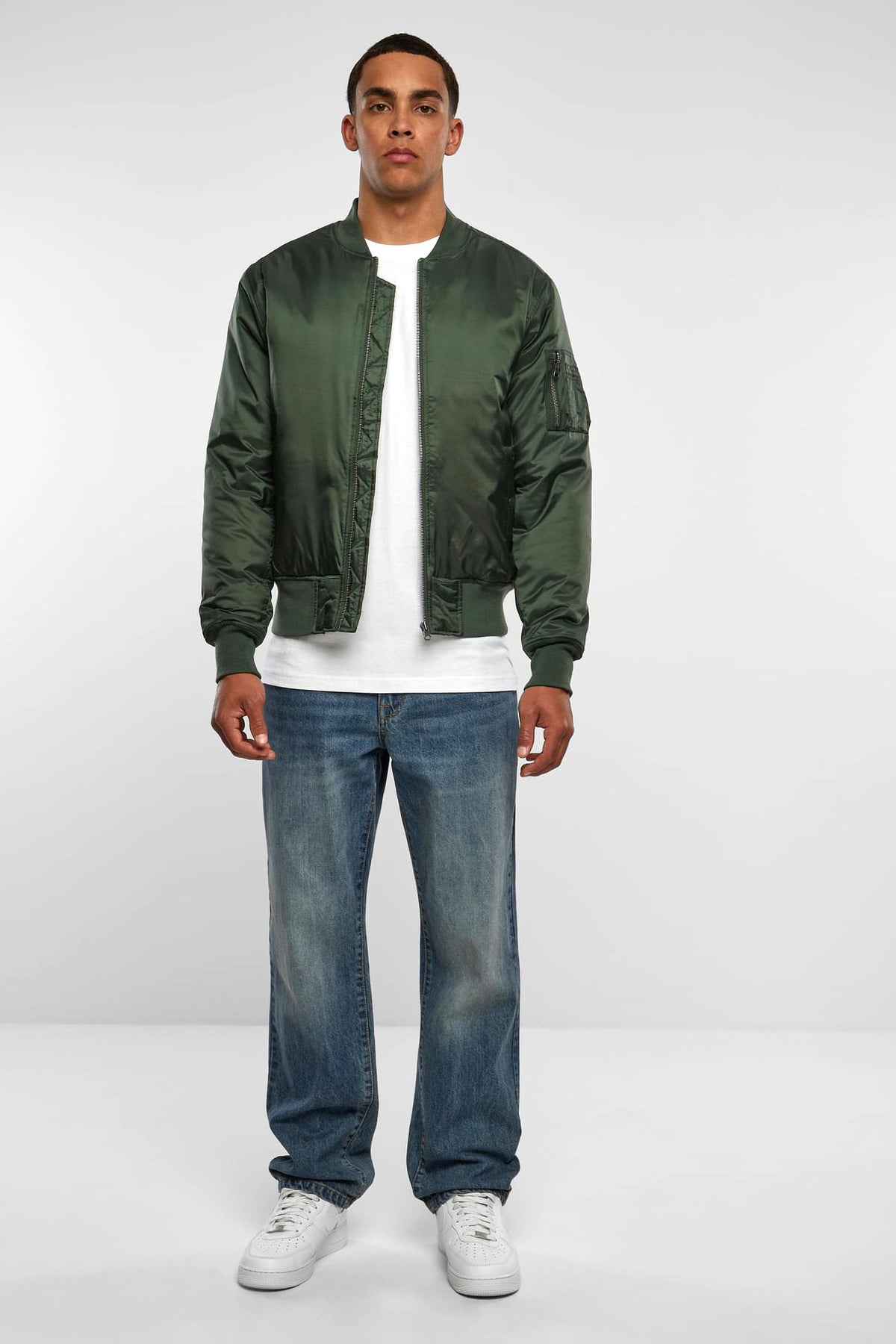 Giacca bomber imbottita - Olive