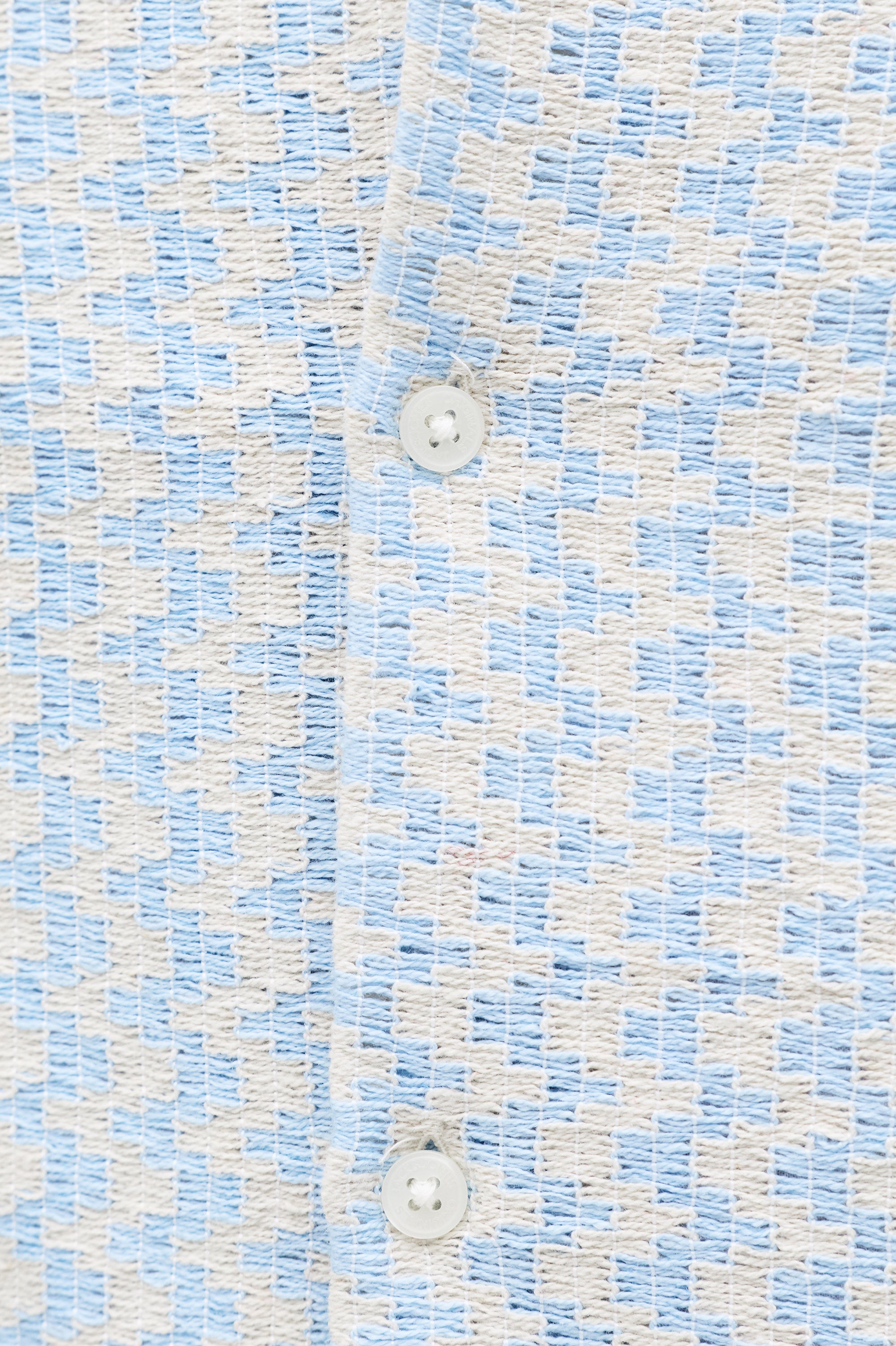 JORMONTAUK shirt in structured fabric - Cashmere Blue