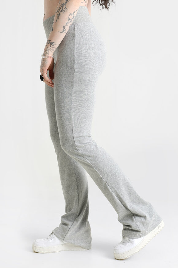 Leggings bootcut - gris chiné
