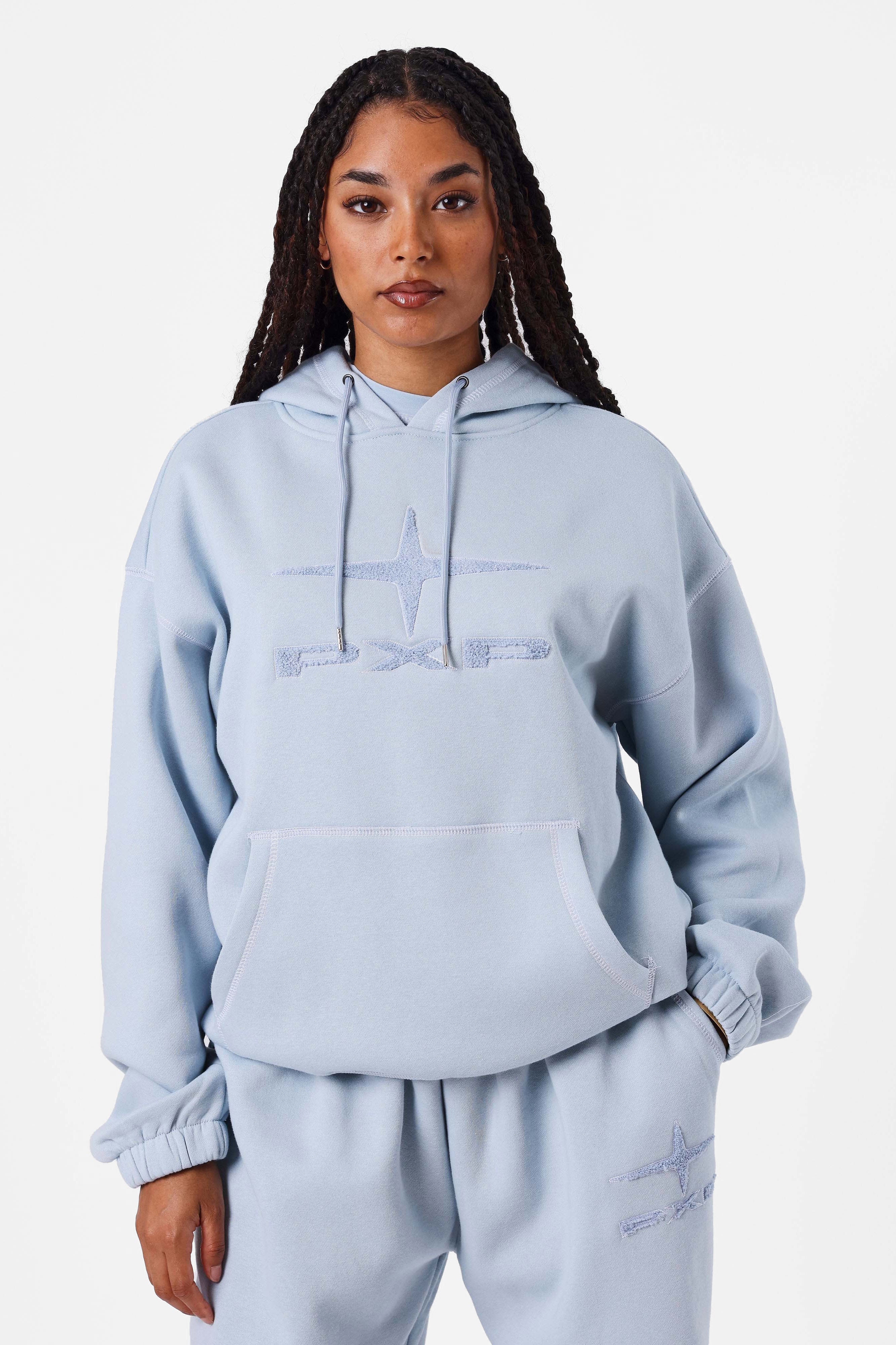 Sweatshirt à capuchon - Light Blue
