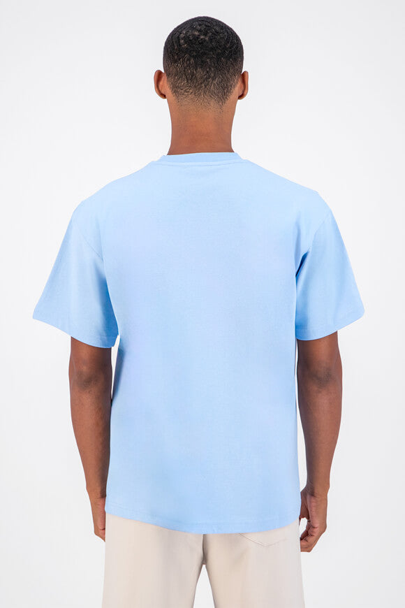 Maglietta Heart - Azzurro + bianco