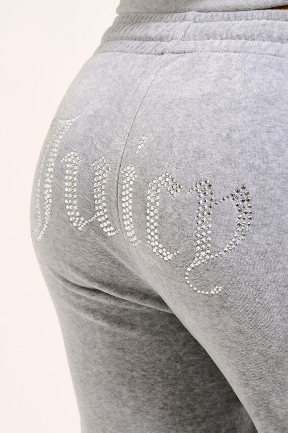 Tina velvet pants - Silver Marl