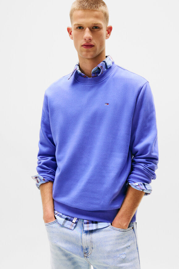 Drapeau Sweatshirt en laine polaire - Soft Sapphire
