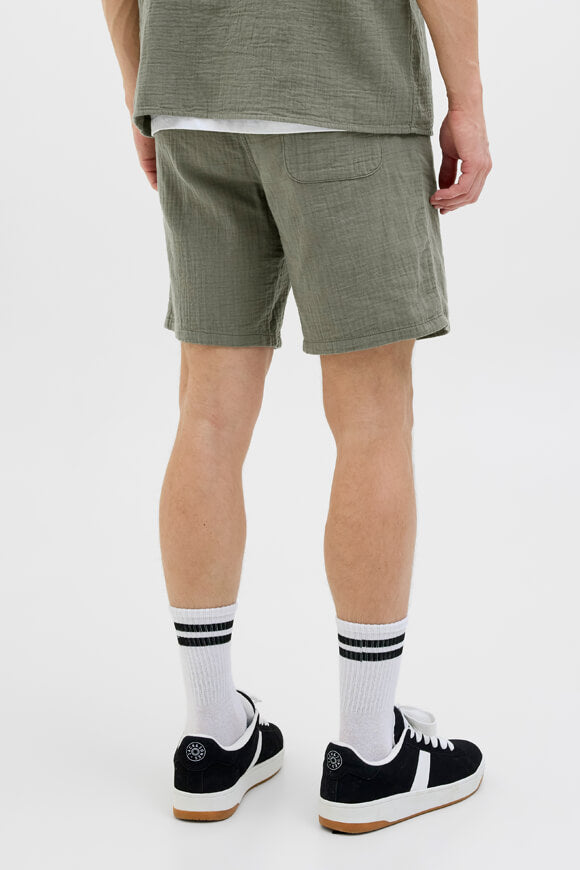 JPSTJAIDEN chiffon shorts - Mulled Basil