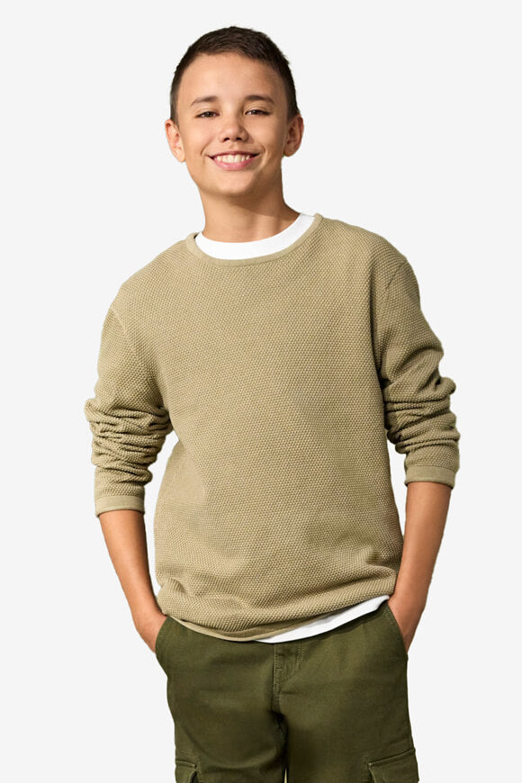 OSJPANTER Feinstrickpullover - Chinchilla