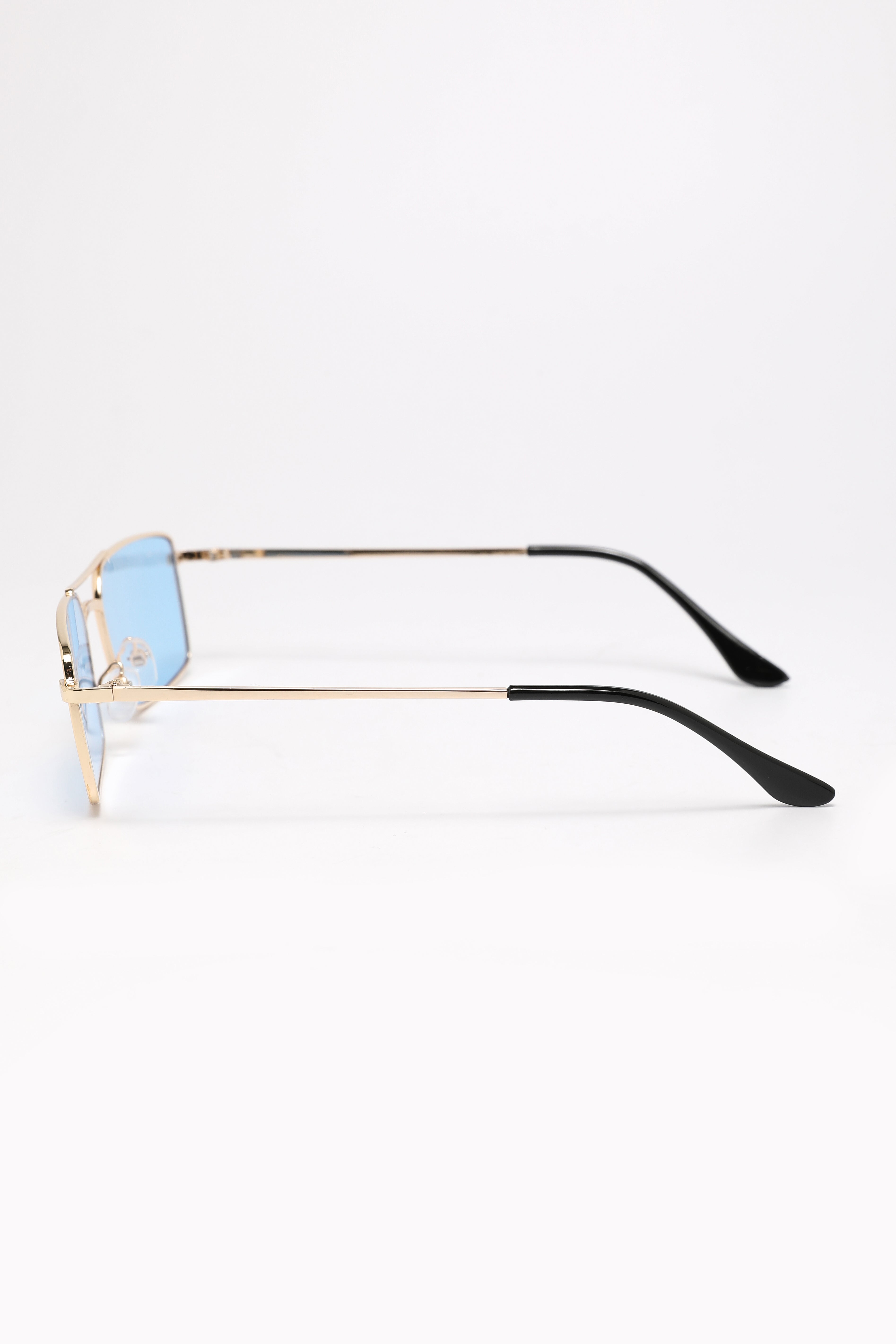 Glasses - Gold + Light Blue