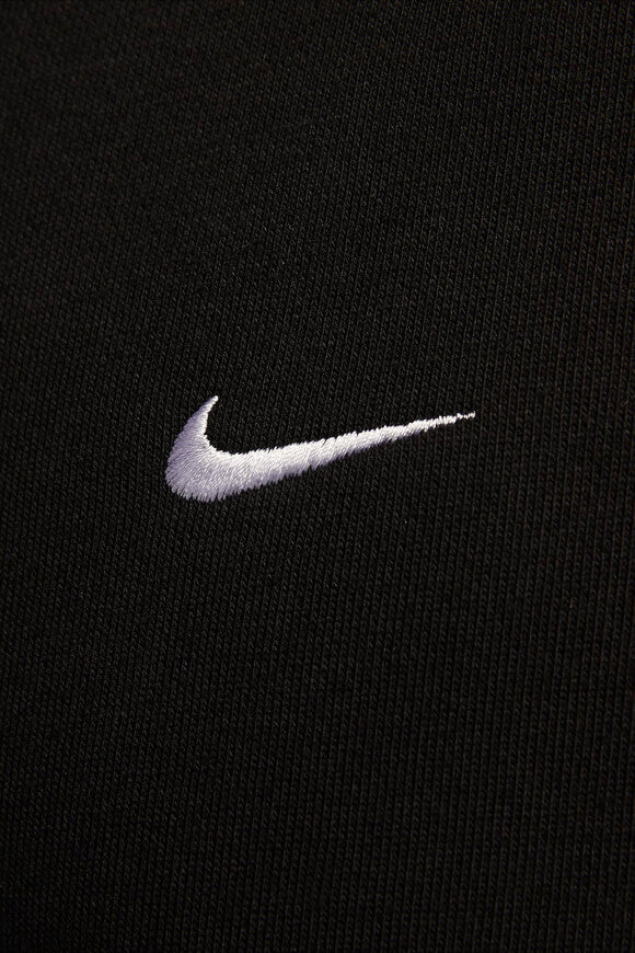 Solo Swoosh zip-up hoodie sweatshirt - Black