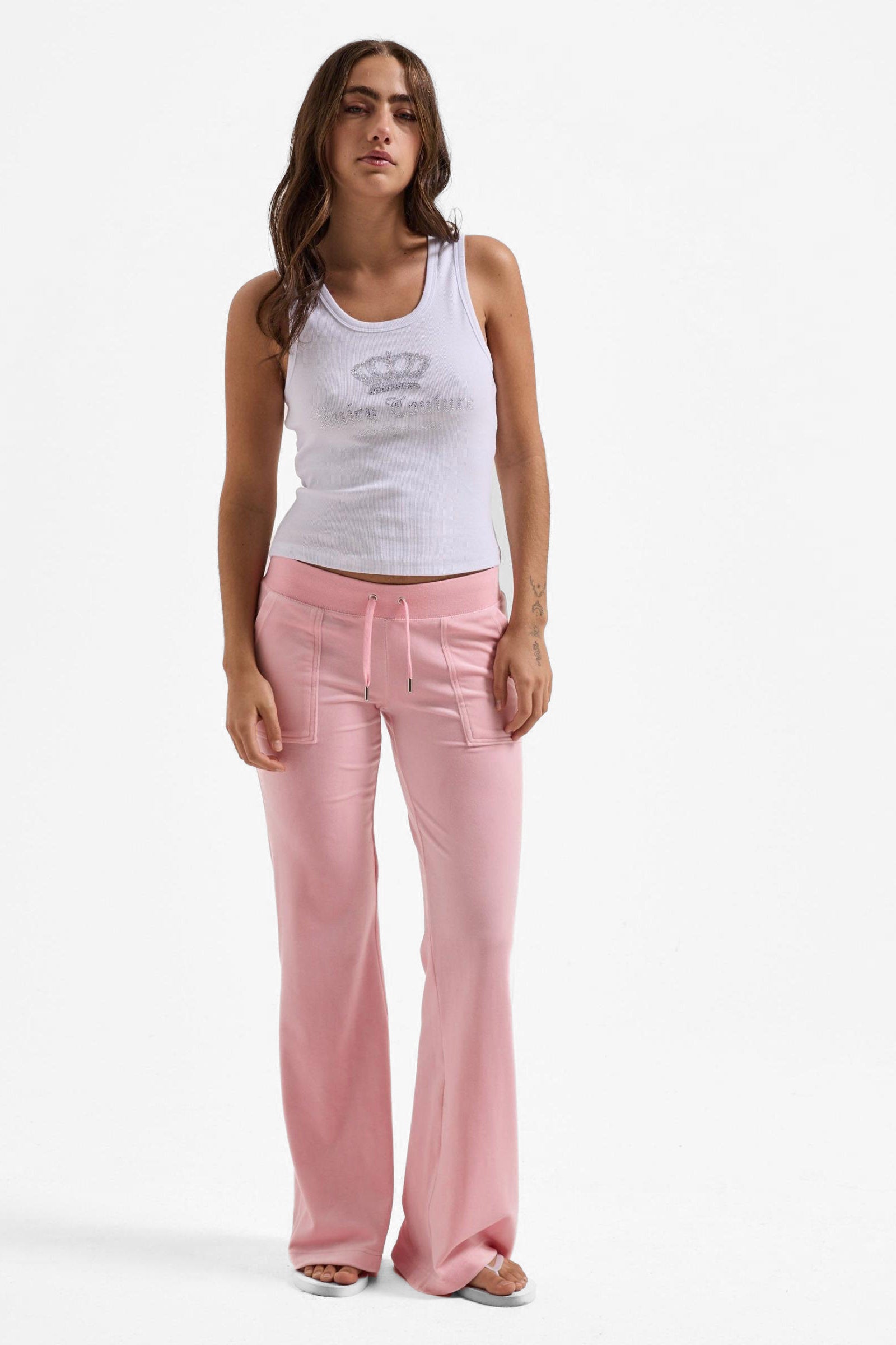 Débardeur côtelé - White