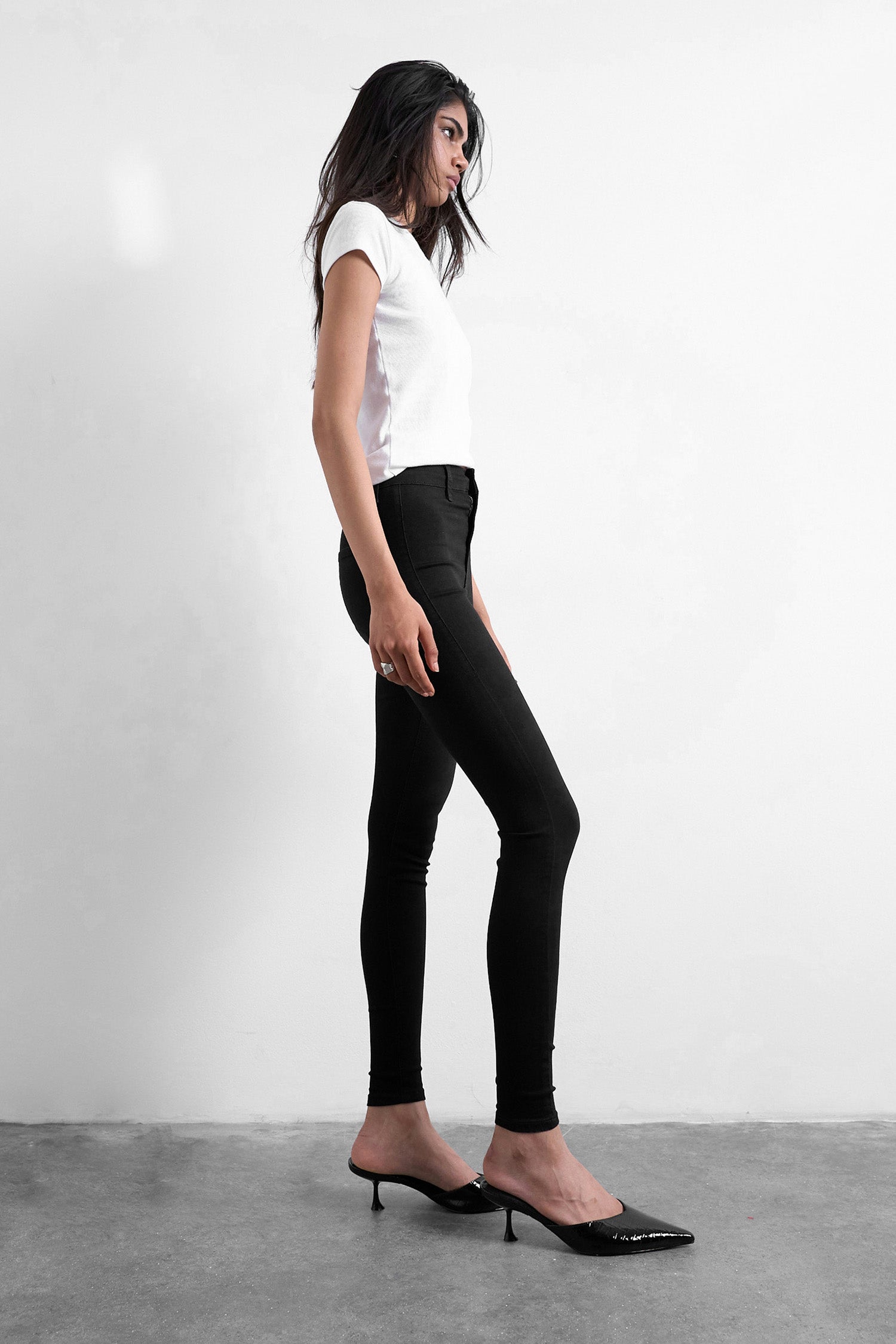 TSJONI Skinny Fit jeans L32 - Black Denim