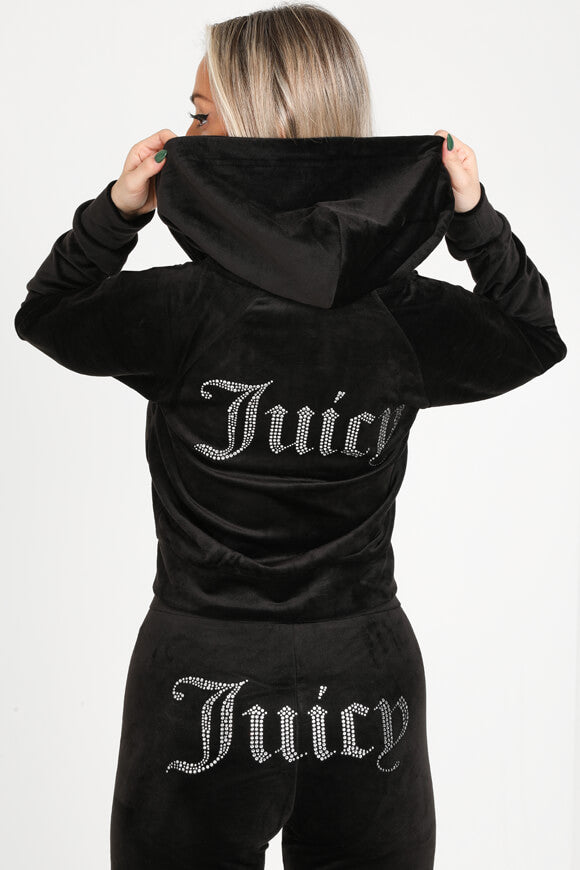 Madison Velvet Crop Jacket - Black