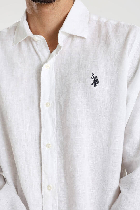 Zed chemise en lin - White