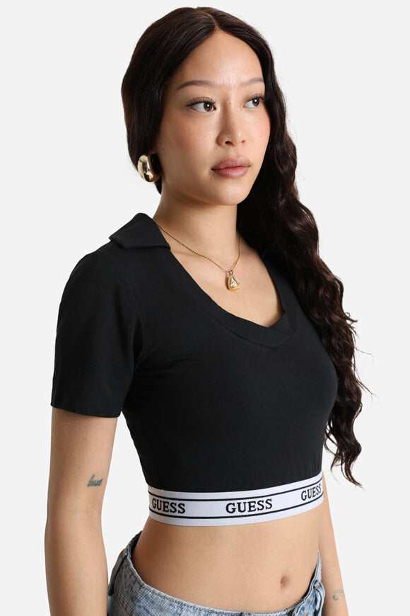 T-shirt à crochets - Jet Black