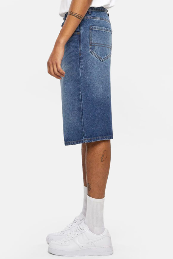 90's Heavy Jeansshorts - Mid Blue Washed