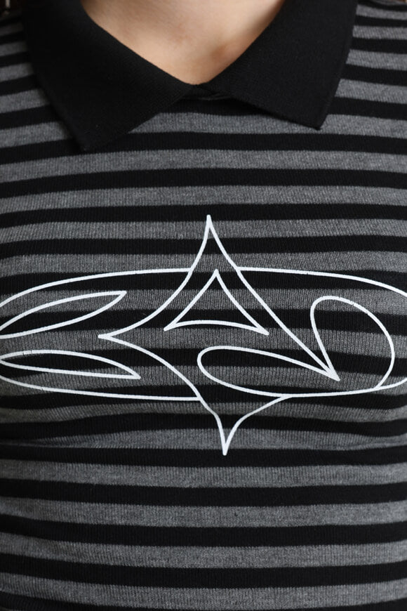T-Shirt court - Black + Grey