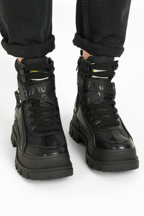 Aspha Com1 Plateau Winterstiefelette - Schwarz