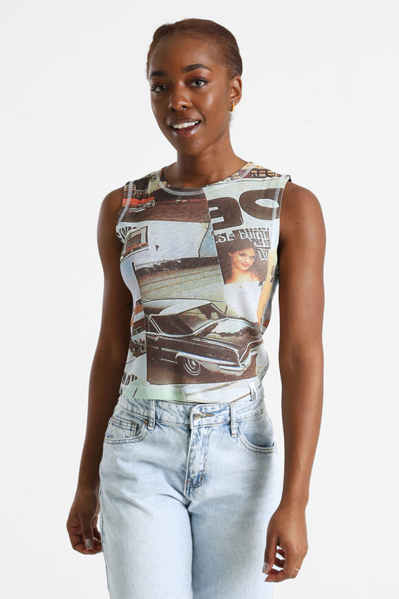 Dale Crop Tanktop - Multicolor