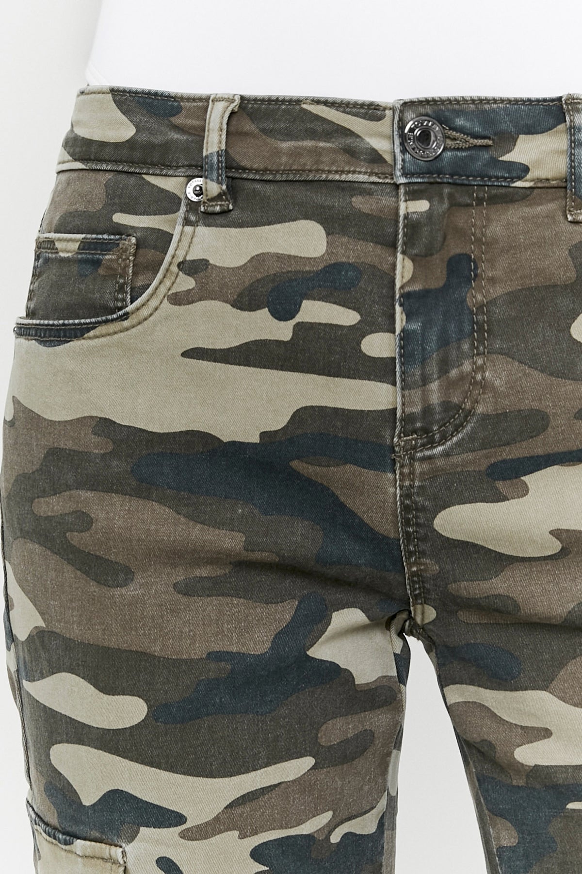 Pantaloni bootcut - Camouflage