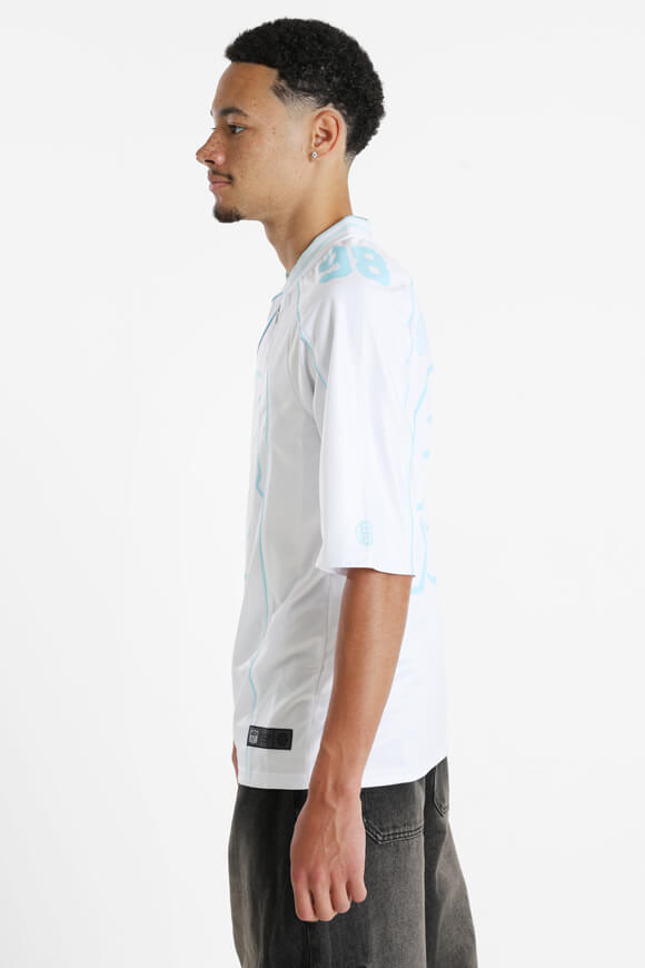 T-Shirt - Weiss + Hellblau