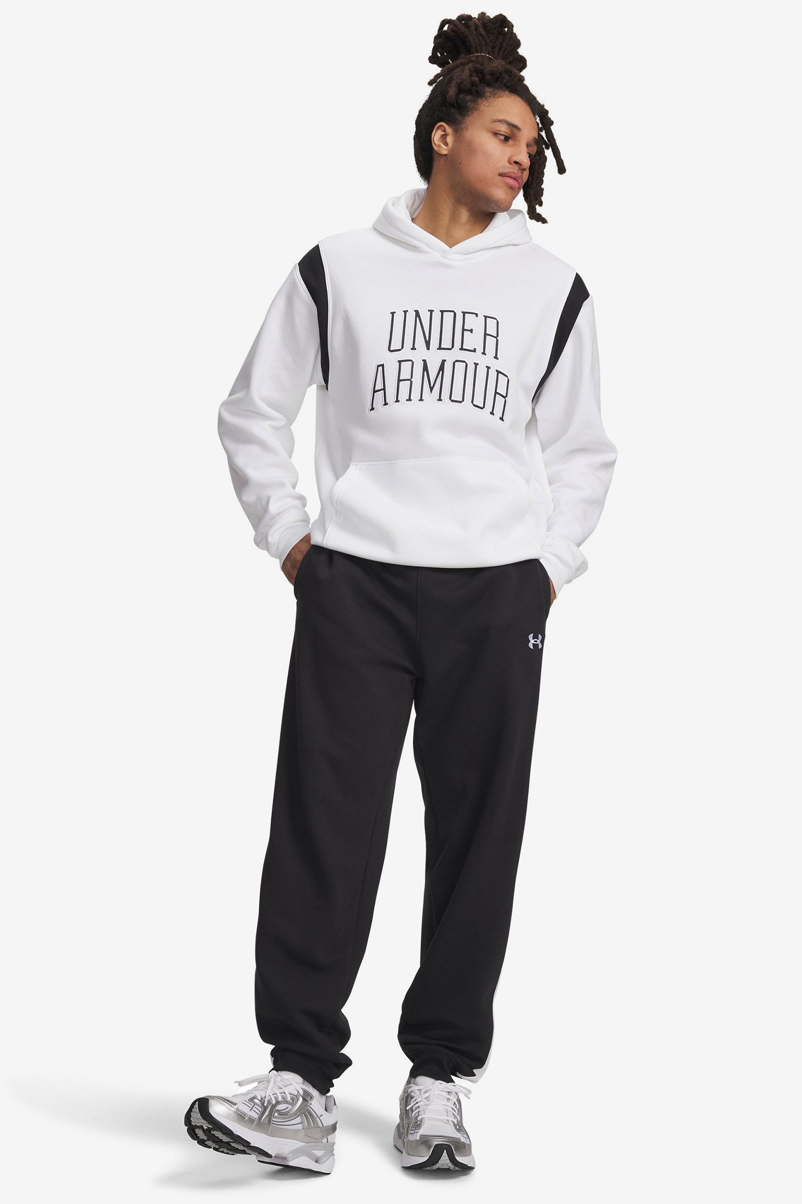 Pantalon en sweat - Black + White