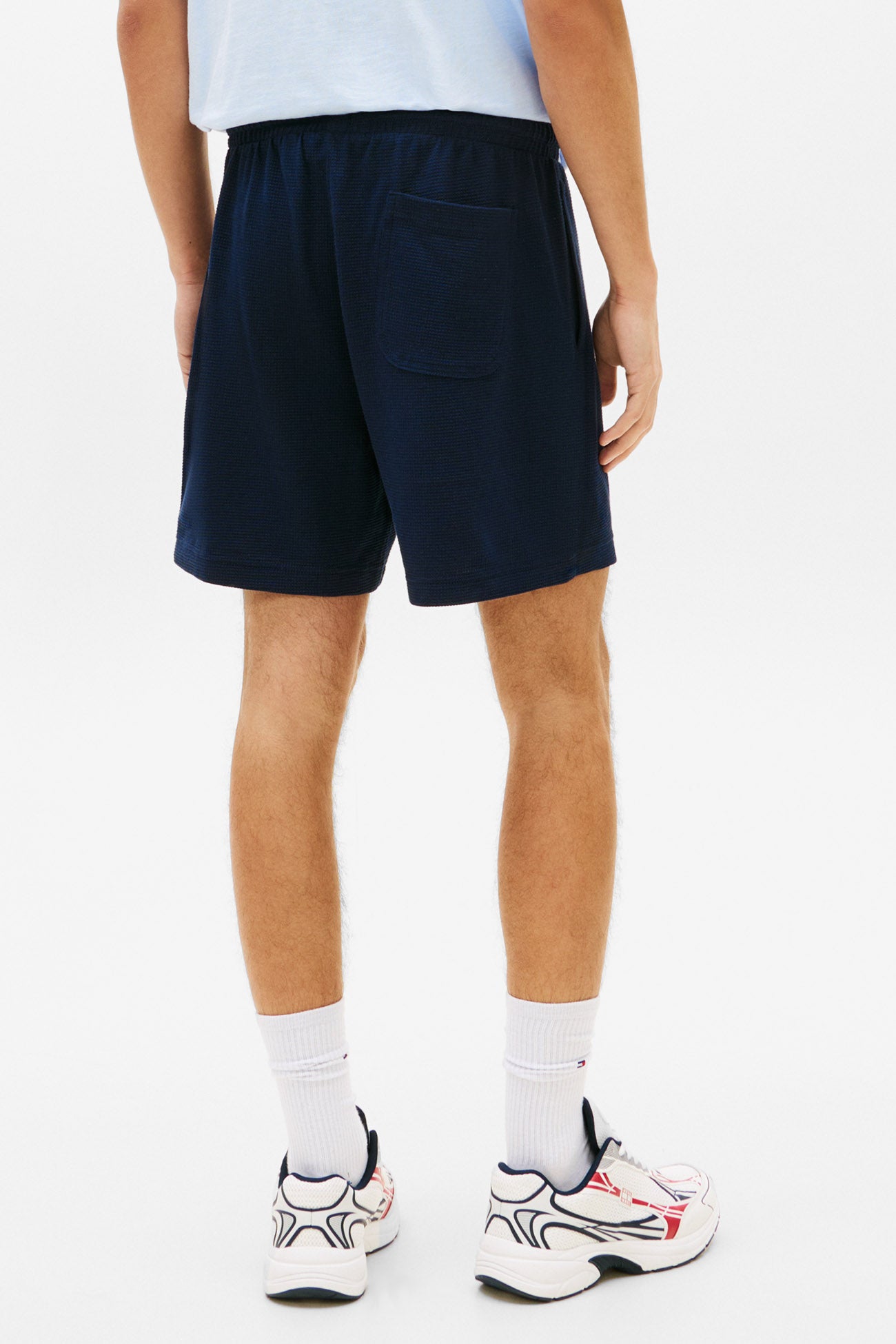 Shorts mit Waffelstruktur - Dark Night Navy